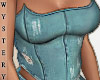 ⓦ Ripped Denim Corset