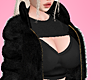 ✰ Black Fur Coat ✰