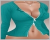 Teal Zipper Top