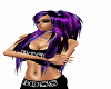 Lady long hair purple