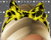 AP~ Yellow Leopard Bow