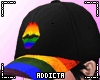 *A* Pride Hat+Black Hair