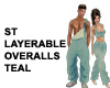 ST OVERALLS TEAL LAYEROK