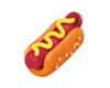 Hot Dog sticker