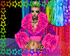 ♕GLOW NEON FUR outfit