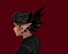 Feathered  Elf Ears BLK