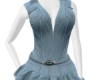 blue country dress