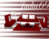 Red and White Couch