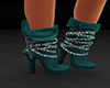 GL-Teal Cowgirl Boots