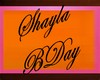Shaylas BDay Buffet
