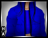 {HA} Puffed Jacket Blue