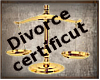 Divorce Certificut