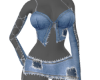 Patched Jeans Set.