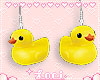 â§.Â° ducky earrings