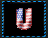 (WD) USA letter "U"