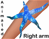 right arm starfish blue