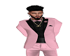 Pink/black tuxedo