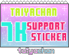 TC| 7k Support Sticker