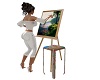Painting Reveal Easel