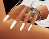 [J] White lush nails