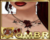 QMBR Necklace Vamp Rose