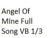 Angel Of Mine VB 1/3