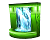Green water splash