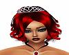 black-red hair-crown