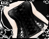 . black laced corset
