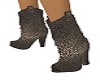 snakeskin jewelled boots