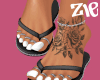 Beach Flip Flops Black