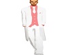 Pink and white tux
