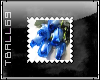 Blue Roses Stamp