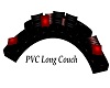 PVC Long Couch Blk/Red