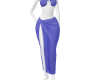 Blue. Dress