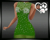 Green Jeweled Gown