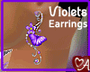 .a Violets Earrings