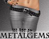 CEM Grey Spiked Pants
