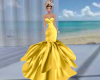 Sun Yellow Mermaid Gown