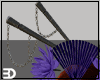 Purple Asian Heeaddress