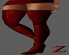 Z: RL Red Leather Boots