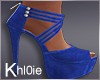 K mari blue heels