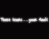 TearsYourFault