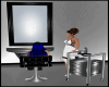 Salon Chair 4P Animated