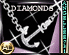 ANCHOR DIAMONDS NECKLACE