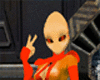 Alien Orange Body Suit