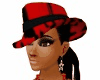 blk red Hat Fashion
