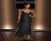 Black -Gold Gown