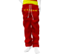 Unisex Joggers Celi Red