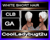 WHITE SHORT HAIR